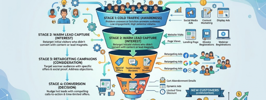Retargeting Funnels That Convert Cold Traffic