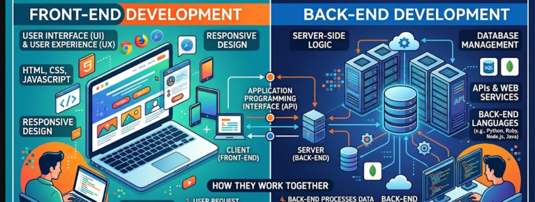 From Pixels to Servers: The Ultimate Guide to Front-End & Back-End Development