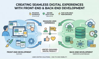 Creating Seamless Digital Experiences with Front-End & Back-End Development