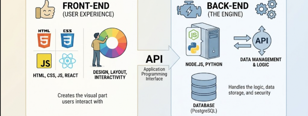 Front-End vs Back-End Development: Differences, Tools & Career Guide
