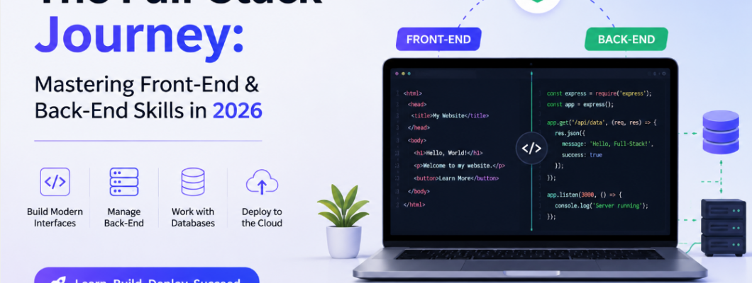 The Full-Stack Journey: Mastering Front-End & Back-End Skills in 2026