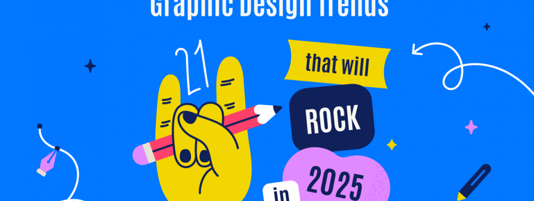 Top Graphic Design Trends for 2025: AI Tools, 3D Design & Bold Typography Top Graphic Design Trends for 2025: AI Tools, 3D Design & Bold Typography